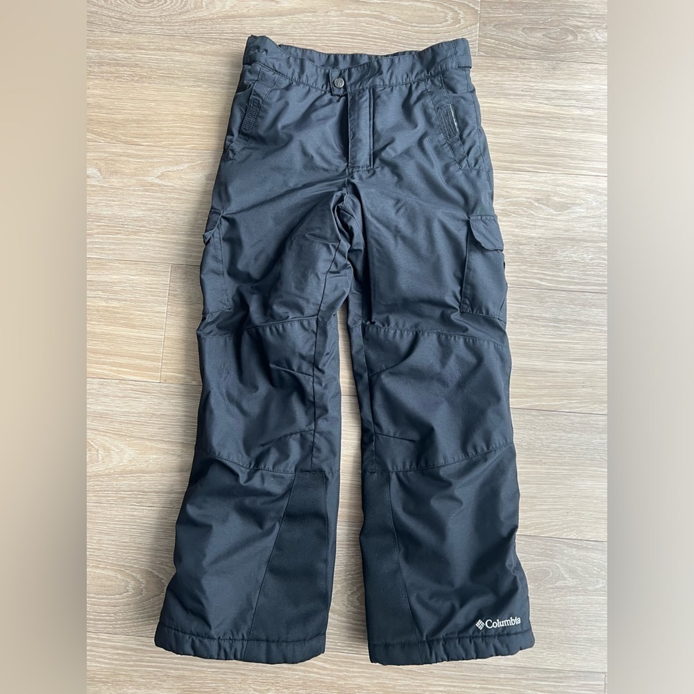 Columbia Sportswear Kids Youth 10-12 M Black Snow Ski Pants Waterproof
